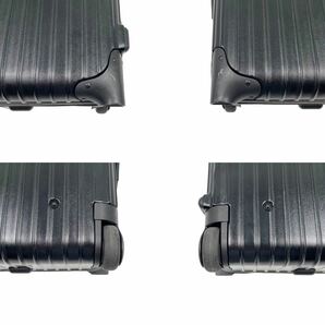 1円【美品 入手困難品】RIMOWA リモワ スーツケース キャリーケース トラベルバッグ 機内持ち込み可 ブラック 黒 出張 ビジネス TASロックの画像7