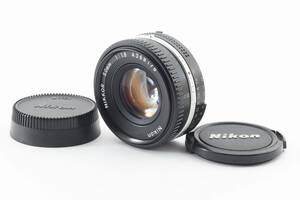 ★極上品★ニコン Nikon NIKKOR 50mm F1.8 Ai-S 薄型 パンケーキ レンズ 単焦点 L800#2429