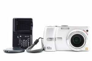 ★外観美品★パナソニック PANASONIC LUMIX DMC-TZ1 シルバー コンパクトデジタルカメラ L198#2485