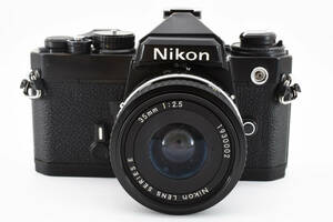 ★訳あり品大特価★ニコン Nikon FE ブラック SERIES E 35mm F2.5 L550#2515