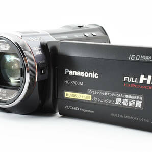 ★外観極上★パナソニック Panasonic HC-X900M ブラック ビデオカメラ L1180#2541の画像3