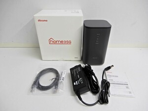 098Z877★【未使用品】docomo/ドコモ HOME 5G ホームルーター HR02 ダークグレー WiFiルーター