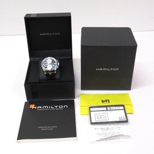 141U350★中古品 HAMILTON ハミルトン ジャズマスター クロノグラフ H325960 自動巻き 稼働品