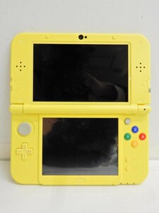 060Z155★【動作不良☆ジャンク品】new ニンテンドー 3DS LL ピカチュウ イエロー 本体 任天堂 Nintendo