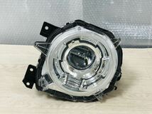 極美品 破損無 スズキ LED JB64W JB74W ジムニー シエラ　左　ヘッドライト KOITO 100-5938G 打刻:3R メッキ 純正 管理2401260_画像2