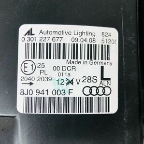 極美品 破損無 アウディ TT TTS TTRS 8J系 純正 左 ヘッドライト ランプ キセノン HID AL Automotive Lighting 8J0 941 003 F 管理2401272の画像9