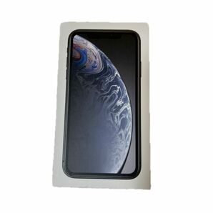 外箱のみ　iPhone XR ブラック　64GB　　イヤホン・充電器コンセント未使用　化粧箱　ケース