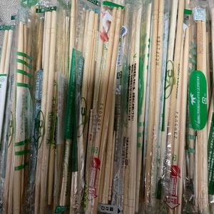 未使用　竹割り箸 100本　個包装