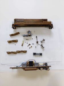  America type diesel locomotive U-25B part removing for brass made [ HO gauge ]