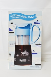 【未使用品・長期保管品】ＫＡＬＤＩ水出し珈琲ポット　ミニ（KCP-7-1 ライトブルー）