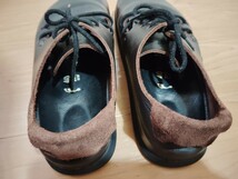 本革靴　BIRKENSTOCK　ビルケンシュトック　レザーシューズ　濃茶ブラウン系　26cm　ドイツ製　ローカットスニーカー 革靴_画像4