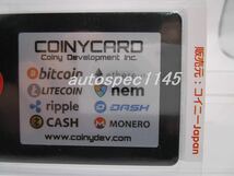 クーポン用☆★☆ 正規代理店　 Coiny Card (2代目 IC chip内蔵) ICカード ☆★☆_画像2