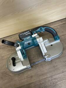 （406）makita マキタ 充電式ポータブルバンドソー PB180D バッテリー 18V BL1860B 中古品