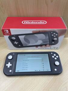 （528）中古 Nintendo Switch Lite 本体 グレー HDH-S-GAZAA スイッチライト 任天堂