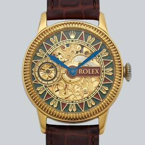 アンティーク／Marriage watch／Rolex 懐中時計をアレンジし42mmのメンズ腕時計 ／半年保証／ 手巻き