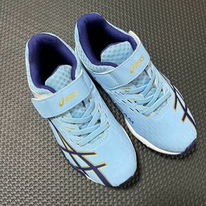 最終値下げ！asicsアシックス　レーザービーム　 ランニング　 運動靴　19.0cm 19cm 水色　箱無