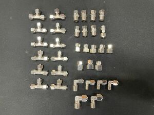 エアサス　に　未使用　1/4 フィッティング　多数　1/4 ホース　チューブ　1/4 NPT 1/8 NPT スリーブレス　S-LOCK 配管　タンク　に