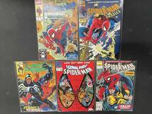 ５枚　セット　スパイダーマン　ポストカード　アメコミ　MARVEL　マーベル　コレクター　当時物 _画像1
