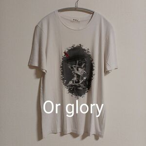 【即日発送】Or glory スカルプリントS/Sカットソー ビンテージ