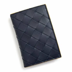 （新品・未使用品）ボッテガヴェネタ BOTTEGA VENETA イントレチャート フラップカードケース 定期入れ カーフレザー スペース 749417 箱付