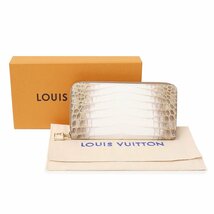 （未使用　展示品）ルイ ヴィトン LOUIS VUITTON ジッピー ウォレット ラウンドファスナー 長財布 クロコダイル レザー ホワイト N98109_画像2