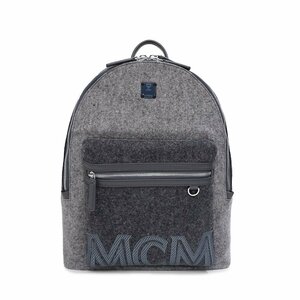 （新品・未使用品）MCM エム シー エム バックパック リュックサック デイパックウール グレー MMK9AVE52 EP001