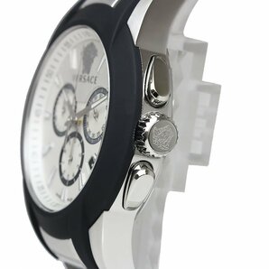 （未使用 展示品）ヴェルサーチ VERSACE キャラクター クロノグラフ クオーツ 腕時計 シルバー VEM800118 箱付の画像7