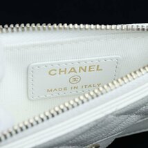 （新品・未使用品）シャネル CHANEL ココマーク マトラッセ コインケース カードケース 小銭入れ 財布 キャビアスキン ホワイト 白 AP2570_画像8