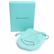 （美品）ティファニー TIFFANY&Co. T スマイル ミディアムサイズ チェーン ブレスレット SV925 スターリングシルバー 箱付_画像2