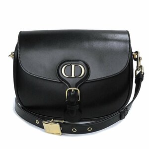 （未使用　展示品）クリスチャンディオール Christian Dior BOBBY ボビー ミディアム ショルダーバッグ ボックスカーフ 黒 M9319UMOL 箱付