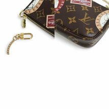 （未使用保管品）ルイ ヴィトン LOUIS VUITTON ミニ ポシェット アクセソワール ポーチ ハンドバッグ モノグラム パッチ ブラウン M95804_画像10