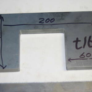 SS400 形きり材 ｔ16 2枚セット ＡＡの画像1