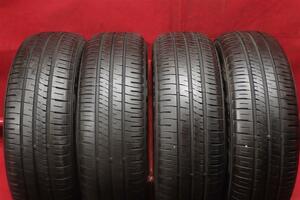 タイヤ4本 《 ダンロップ 》 エナセーブ EC204 [ 185/60R15 84H ]8/7.5分山★ アウディA1 ポロ シトロエンC3 メガーヌ n15