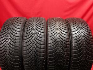 中古タイヤ 195/60R16 89H 4本セット ダンロップ オールシーズンマックス AS1 DUNLOP ALL AS1 8.5分山★n16 イスト ウィッシュ シルフィー