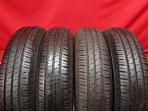 中古タイヤ 155/80R13 79S 4本セット ブリヂストン エコピア NH100C BRIDGESTONE ECOPIA NH100C 8分山★n13 パッソ ブーン ヴィッツ Kei