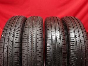 中古タイヤ 155/80R13 79S 4本セット ダンロップ エナセーブ EC204 DUNLOP ENASAVE EC204 9分山★n13 パッソ ブーン ヴィッツ Kei ロゴ