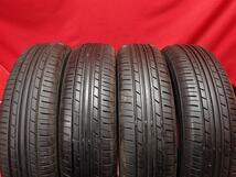 中古タイヤ 155/80R13 79S 4本セット ヨコハマ エコス ES31 YOKOHAMA ECOS ES31 8分山★n13 パッソ ブーン ヴィッツ Kei ロゴ カローラ_画像1