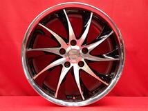 WORK ワーク VARIANZA ヴァリアンツァ S4S 中古ホイール 4本 7.5J 18インチ PCD114.3 5穴 +52 ハブ73 ヴェゼル オデッセイ 等へ aa18_画像7