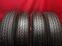 中古タイヤ 145/80R12 80/78N 4本セット ブリヂストン K370 9.5分山★n12 エブリィ キャリィ サンバー アトレー N-VAN_画像1