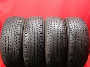 タイヤ4本 《 ダンロップ 》 グラントレック AT25 [ 265/60R18 110H ]8/7分山★ グランドチェロキー ランドクルーザープラド パジェロ n18