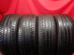 中古タイヤ 225/50R18 95W 4本セット コンチネンタル コンチプレミアムコンタクト6 SSR CONTINENTAL ContiSportContact 6 SSR 7.5分山★n18