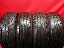 中古タイヤ 185/55R15 82V 4本セット ヨコハマ ブルーアース YOKOHAMA BLUEARTH 8分山★n15 bB パッソ フィット マーチ デミオ_画像1