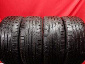 中古タイヤ 225/45R18 91W 4本セット コンチネンタル コンチ エコ コンタクト 6 CONTINENTAL ContiSportContact ECO CONTACT 6 9分山★n18