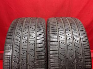 中古タイヤ 285/45R20 112H 2本セット コンチネンタル クロス コンタクト LX スポーツ 8.5分山 ★ アウディ Q7 eトロン n20