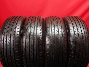 中古タイヤ 195/65R15 91H 4本セット ヨコハマ ブルーアース RV-02 YOKOHAMA BLUEARTH RV-02 7.5分山★n15 ヴォクシー ノア セレナ