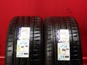 タイヤ2本 《 ミシュラン 》 パイロット スポーツ4S [ 255/40R20 101Y ]10分山★ BMW B7 XD3 ベンツ GLB GLAクラス Sクラス n20