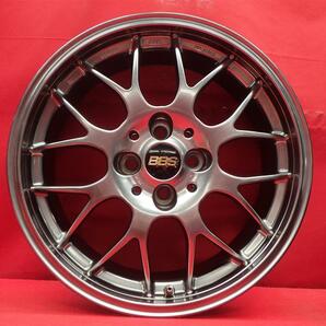 BBS RG-R RG712H 中古ホイール 4本 7J 17インチ PCD100 4穴 +38 ハブ70 ライズ アクア ロードスター ノートオーラ ロッキー 等へ aa17の画像7