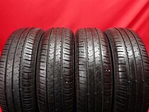 中古タイヤ 185/65R15 88S 4本セット ブリヂストン エコピア NH100C BRIDGESTONE ECOPIA NH100C 8分山★n15 bB シエンタ アクア フリード