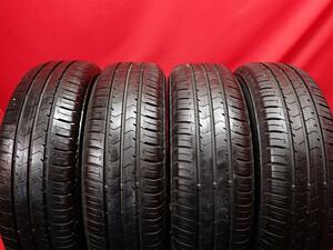 中古タイヤ 185/65R15 88S 4本セット ブリヂストン エコピア NH100C BRIDGESTONE ECOPIA NH100C 8.5分山★n15 bB シエンタ アクア フリード