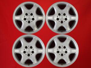 【 激安 中古 4本セット 】 メルセデス・ベンツ CLKクラス C208 純正 アルミホイール 16inch 7J/8J +37/+36 PCD112 5穴 ハブ径Φ66.5 cc16